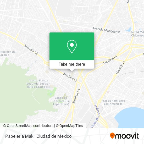 Papeleria Maki map