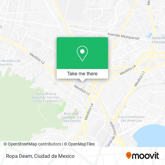 Mapa de Ropa Deam