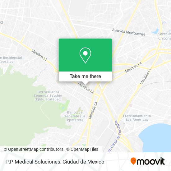 Mapa de P.P Medical Soluciones
