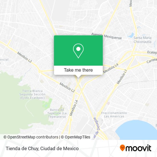 Tienda de Chuy map