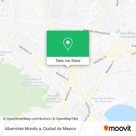 Mapa de Abarrotes Mundo a