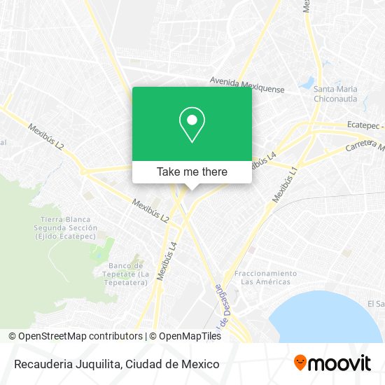 Recauderia Juquilita map