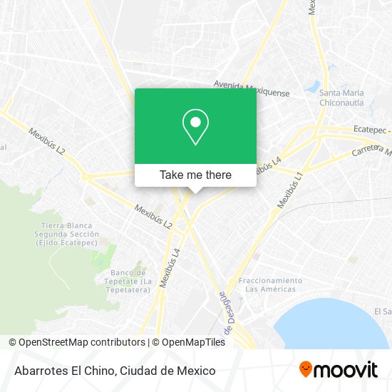 Abarrotes El Chino map