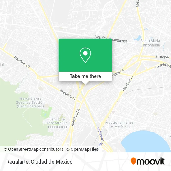 Regalarte map
