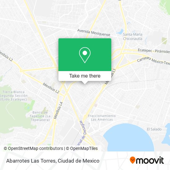 Abarrotes Las Torres map