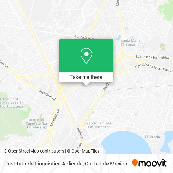 Instituto de Linguistica Aplicada map