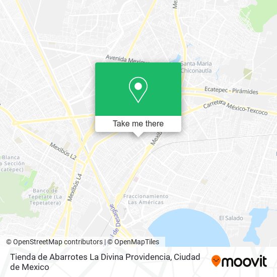 Tienda de Abarrotes La Divina Providencia map
