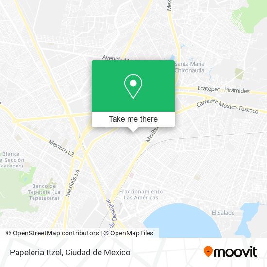 Mapa de Papeleria Itzel
