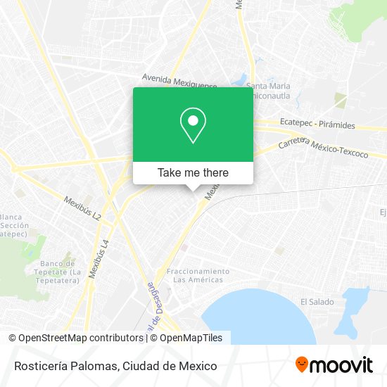 Rosticería Palomas map