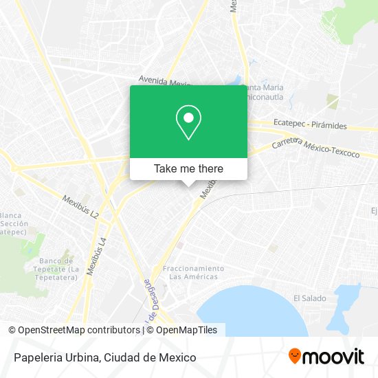 Papeleria Urbina map