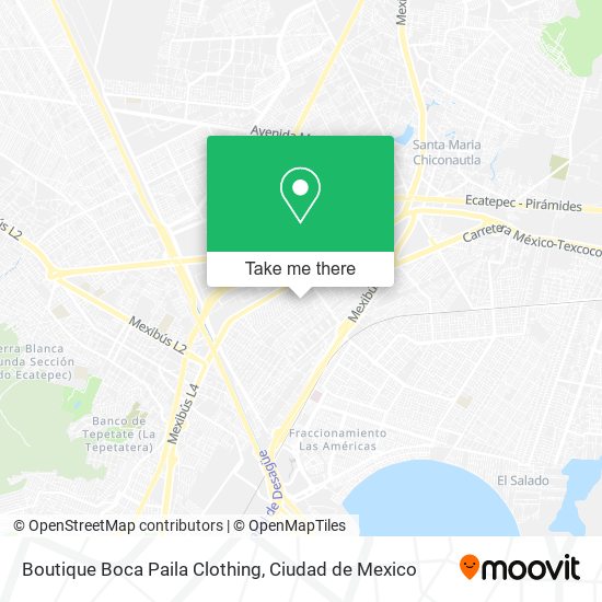 Boutique Boca Paila Clothing map