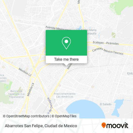 Mapa de Abarrotes San Felipe