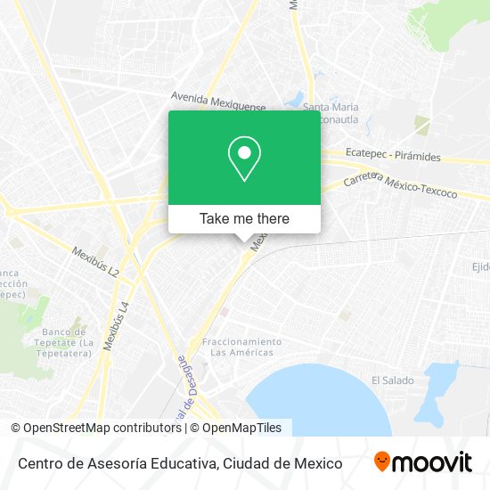 Centro de Asesoría Educativa map