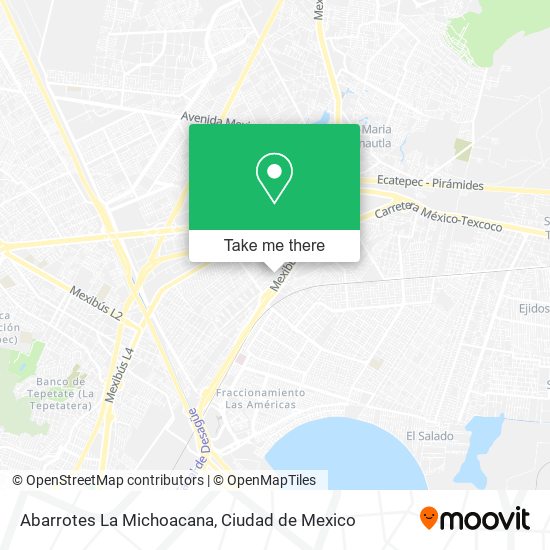 Abarrotes La Michoacana map