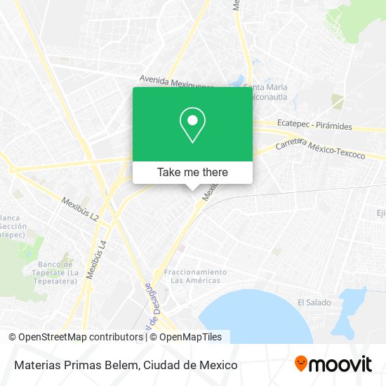 Materias Primas Belem map