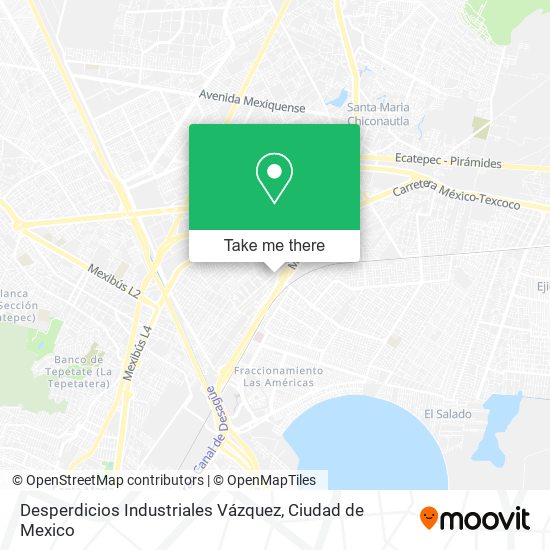 Desperdicios Industriales Vázquez map