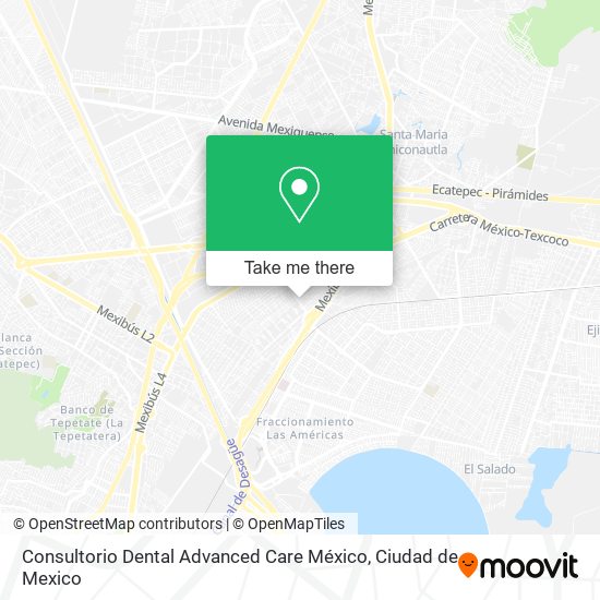 Consultorio Dental Advanced Care México map