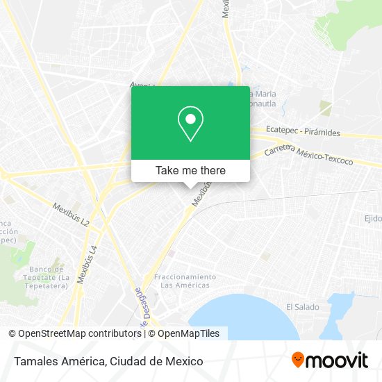 Tamales América map