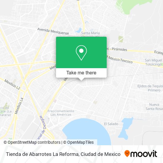 Tienda de Abarrotes La Reforma map