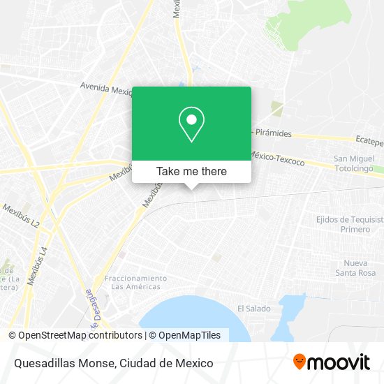 Quesadillas Monse map