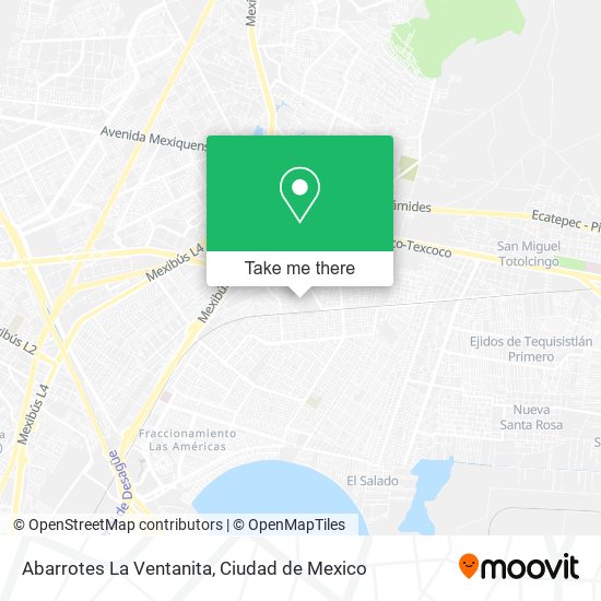 Mapa de Abarrotes La Ventanita