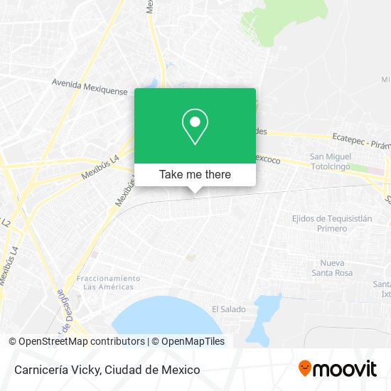 Carnicería Vicky map