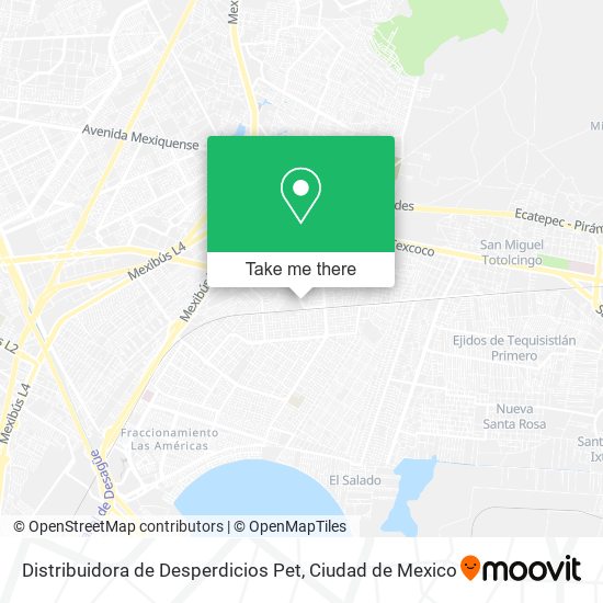 Distribuidora de Desperdicios Pet map