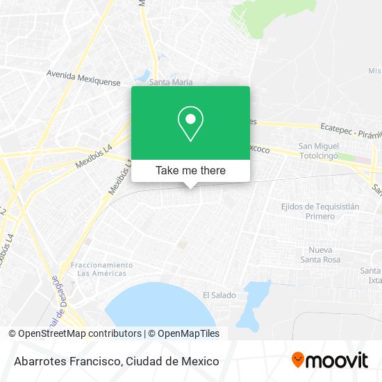 Abarrotes Francisco map