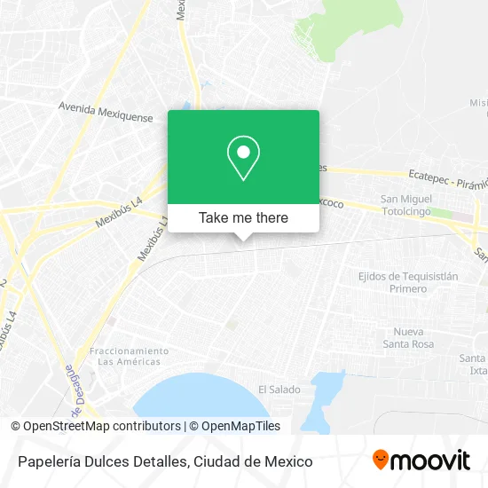 Papelería Dulces Detalles map