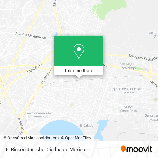 El Rincón Jarocho map