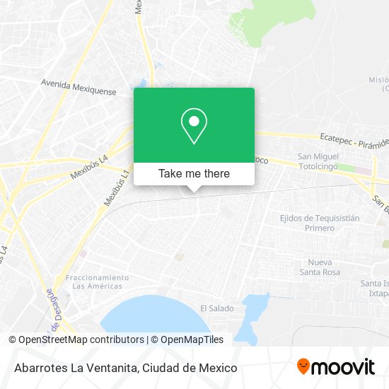 Abarrotes La Ventanita map