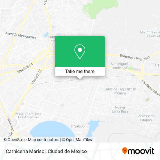 Mapa de Carnicería Marisol