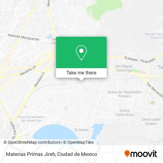 Mapa de Materias Primas Jireh