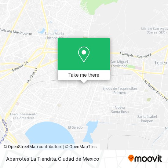 Abarrotes La Tiendita map