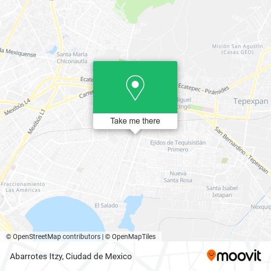 Abarrotes Itzy map