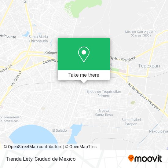 Mapa de Tienda Lety