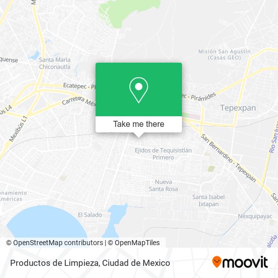 Productos de Limpieza map