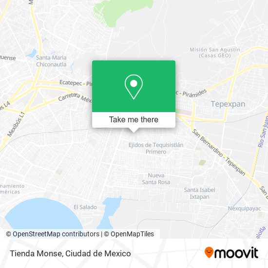 Tienda Monse map