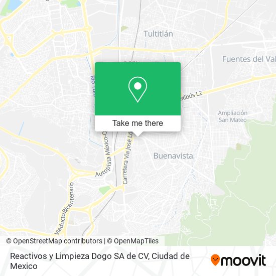 Reactivos y Limpieza Dogo SA de CV map