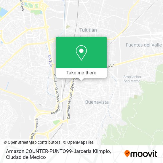 Amazon COUNTER-PUNTO99-Jarceria Klimpio map