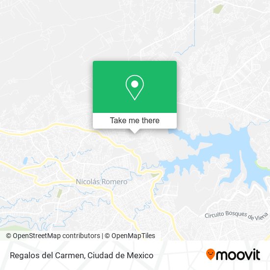 Regalos del Carmen map