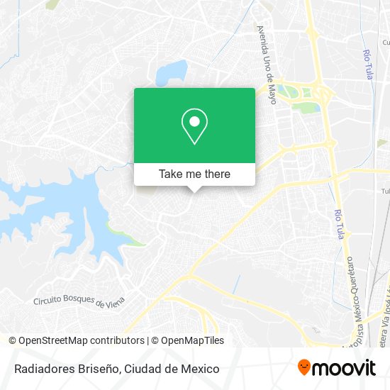 Radiadores Briseño map