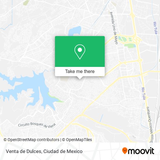 Venta de Dulces map