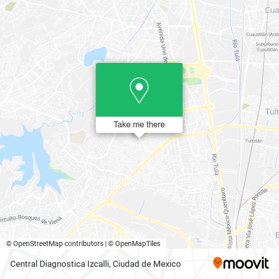 Central Diagnostica Izcalli map