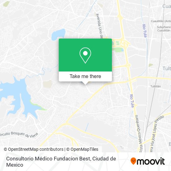 Mapa de Consultorio Médico Fundacion Best