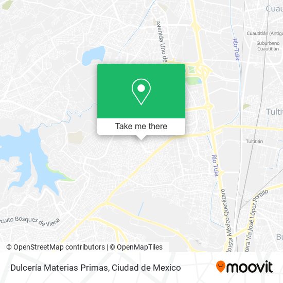 Dulcería Materias Primas map