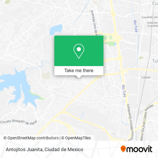 Antojitos Juanita map