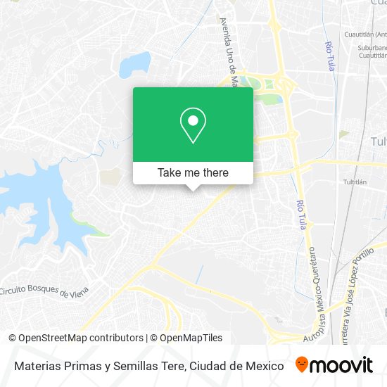 Materias Primas y Semillas Tere map