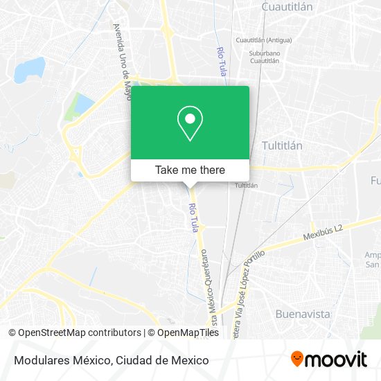 Modulares México map