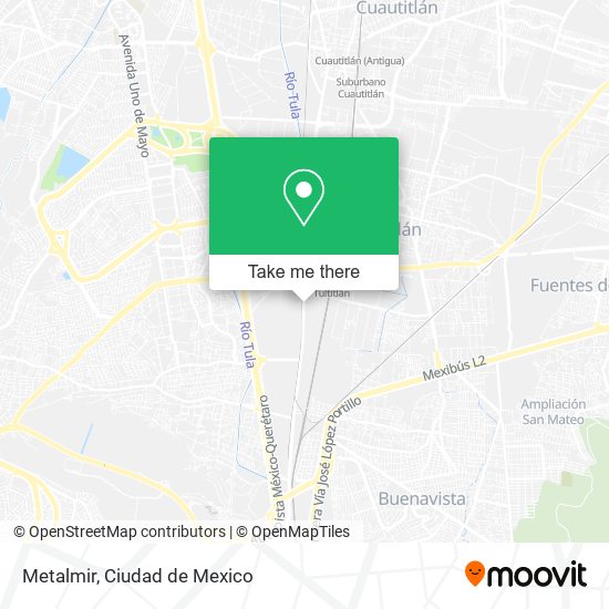 Mapa de Metalmir